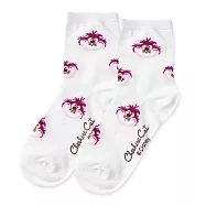 【ONEDER 旺達】迪士尼.皮克斯可愛ˋ貓狗系列中筒襪 魯斯佛長襪 妙妙貓 瑪麗貓 101忠狗 台灣製棉襪女襪- 妙妙貓 AC-A304