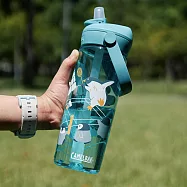 【美國 CamelBak】Fighting!-600ml Flip Straw吸管水瓶 冰原羽球賽
