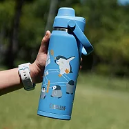 【美國 CamelBak】Fighting!-600ml Chug保溫瓶(保冰) 冰原羽球賽