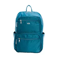 Lynx - 美國山貓嚴選商務型可插拉桿多口袋實用功能型雙肩後背包 - 多色可選 湖水綠