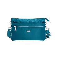 Lynx - 美國山貓嚴選簡約輕薄超實用多隔層斜肩背包 - 多色可選 湖水綠