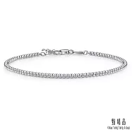 【點睛品】網路獨家款 微光點點 鉑金手鍊_計價鉑金(19公分)