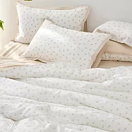 (網路獨家)英國Abelia《山茶序曲》特大天絲木漿纖維拼接四件式兩用被床包組