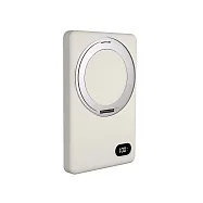 BESTHOT MCK-WCT-超薄磁吸無線充電行動電源(支架 雪熊白