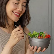 【Tihow 鈦好】日式輕量感純鈦碗家用雙層隔熱碗800ML (戶外湯碗 露營用品 泡麵碗)