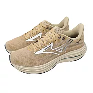 Mizuno 慢跑鞋 Wave Rider 29 男鞋 卡其 白 波浪片 運動鞋 美津濃 J1GC2503-57 31cm KHAKI/WHITE
