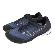 Mizuno 慢跑鞋 Wave Duel 4 男鞋 藍 白 輕量 回彈 運動鞋 美津濃 U1GD2550-12 25.5cm NAVY/WHITE