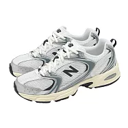 New Balance 休閒鞋 530 男鞋 女鞋 金屬銀 黑水泥 情侶鞋 拼接 緩衝 復古跑鞋 NB U530ESA-D