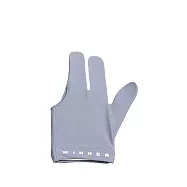 WINNER勝利者 高級三指包指撞球/台球手套(左右通用)ONE SIZE 灰色