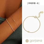 【Gorjana】Wilder Mini系列 專屬迷你字母縮寫手鍊|多款可選 字母手鍊-B