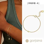 【Gorjana】Wilder Mini系列 專屬迷你字母縮寫手鍊|多款可選 字母手鍊-R