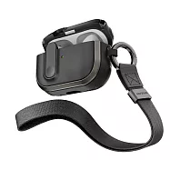 MAGEASY Odyssey with Wrist Strap 抗衝擊磁扣手繩耳機殼 AirPods pro 1/2-金屬黑