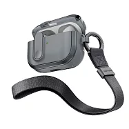 MAGEASY Odyssey with Wrist Strap 抗衝擊磁扣手繩耳機殼 AirPods pro 1/2-金屬灰藍