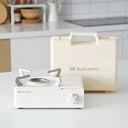 ko komo 3.0kW大火力便攜美型卡式爐(附手提保護外殼) KM-205 象牙白