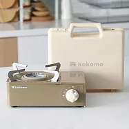 ko komo 3.0kW大火力便攜美型卡式爐(附手提保護外殼) KM-205 卡其棕