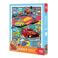 TOi圖益 Tom and Jerry 速度激情 拼圖1000片 動漫經典 禮物收藏 家居擺飾