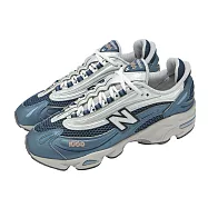 New Balance NB 休閒鞋 1000 男鞋 復古靛藍 淺金屬銀 緩震 未來感 NB M1000P-D