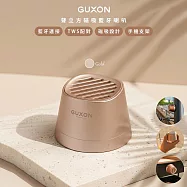 【GUXON】聲立方TWINS磁吸無線藍牙喇叭/藍芽喇叭(G13)可互聯/防潑抗水- 金色