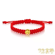 今生金飾 吉祥手繩 黃金串珠手繩 小孩手圍約12-13公分