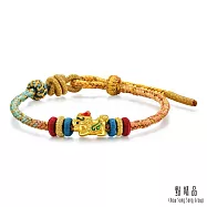 網路獨家款【點睛品】繽紛小貔貅 黃金手繩