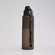 【仁舟淨塑】捲捲矽水瓶3.0 (附吸管)_1000ml 單入組 (水壺/隨行杯/環保水瓶) 夜黑