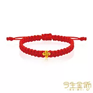今生金飾 結良緣手繩 黃金串珠手繩 大人手圍約16-18公分