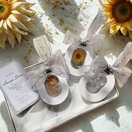 【L&rsquo;AROMAS】瑪格麗特手作押花擴香石 手作 擴香石 婚禮小物 來店禮 客製化禮盒