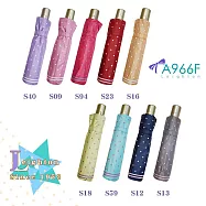 Leotern萊登 超輕自動開合印花雨傘-圓點印邊(顏色隨機出貨) A966F