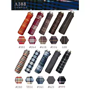 Leotern萊登 經典格紋三折手開雨傘(顏色隨機出貨) A388