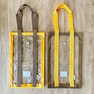 香港_百寶袋_HELLO Slimily 兒童撞色功課袋_ 黃x咖