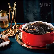 [易嘉人] 瓦罐炭火煨煮黑蒜烏骨雞湯禮盒(含運)