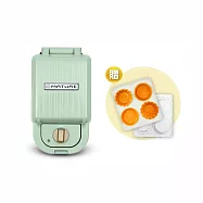 MATURE美萃 陶瓷熱壓三明治鬆餅機-二色可選 CY-1625 薄荷綠