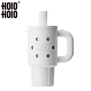 【HOLOHOLO】DONG CUP PRO 可拆式手把洞洞吸管保溫杯 800ml 白色