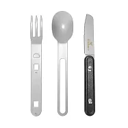 【金永利鋼刀】420不銹鋼戶外多功能餐刀/湯匙/叉子組合餐具 露營餐具