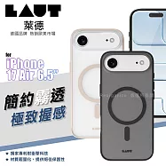 LAUT萊德 iPhone 17 Air 6.5 磁吸簡約耐衝擊保護殼 霧奶茶
