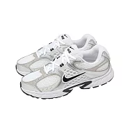 Nike 休閒鞋 V5 RNR GS 大童 女鞋 白 銀 復古 緩震 運動鞋 HQ6411-100 24cm WHITE/SILVER