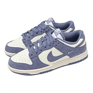 Nike 休閒鞋 Wmns Dunk Low 女鞋 紫 米白 麂皮 小銀勾 IB4417-103