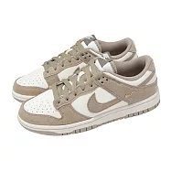 Nike 休閒鞋 Wmns Dunk Low 女鞋 米白 卡其 麂皮 小金勾 IB4417-105 26.5cm IVORY/KHAKI
