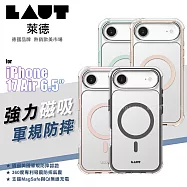 LAUT萊德 iPhone 17 Air 6.5 磁吸360氣墊軍規耐衝擊保護殼 粉色