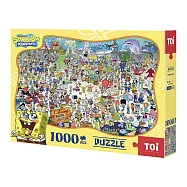 TOi圖益 海綿寶寶系列 歡迎來到比奇堡 1000片拼圖 官方正版授權 收藏療癒玩具動漫遊戲