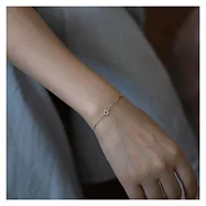 【Hera 赫拉】許願水鑽六芒星手鍊 anb8 金色