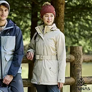 【ATUNAS 歐都納】女款GORE-TEX 2L 防水防風透氣石墨烯纖維單件式外套/大尺碼A1GT2512W- S 奶茶