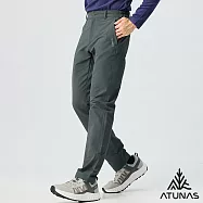 【ATUNAS 歐都納】男款石墨烯蓄熱抑菌抗臭輕保暖長褲/大尺碼A1PA2505M- M 橄綠