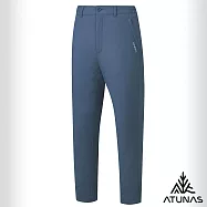 【ATUNAS 歐都納】男款石墨烯蓄熱抑菌抗臭輕保暖長褲/大尺碼A1PA2505M- 3XL 暗藍