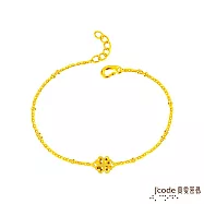 J&rsquo;code真愛密碼金飾 小幸福黃金手鍊