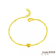 J&rsquo;code真愛密碼金飾 寵愛你黃金手鍊