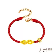 J’code真愛密碼金飾 編織璀璨的無限硬金編織手鍊