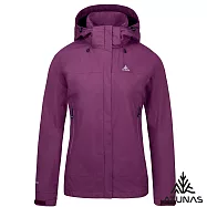 【ATUNAS 歐都納】女款縱橫戶外GORE-TEX 防水透氣單件式外套/大尺碼A1GTGZ04W- L 深紫