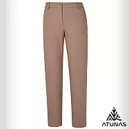 【ATUNAS 歐都納】女款刷毛抗風保暖輕量長褲/大尺碼/小尺碼A6PA2532W- L 摩卡棕