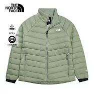 The North Face W THUNDER ZIP-IN LT DOWN - AP 女羽絨外套-NF0A8DX7BQ1 L 綠色